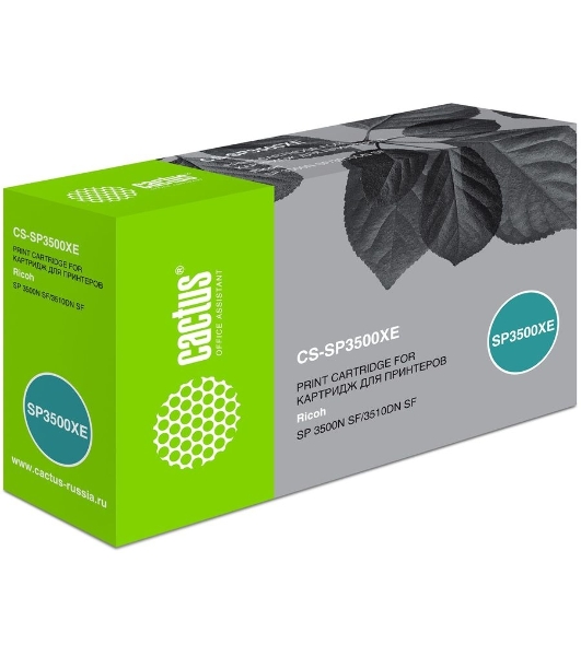 Картридж лазерный Cactus CS-SP3500XE черный (6400 стр.) для Ricoh SP3500NSF/3510DN SF