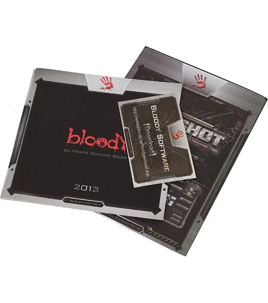 Мышь проводная A4Tech Bloody V8M Max черный, 12000 dpi, USB, кнопки - 10