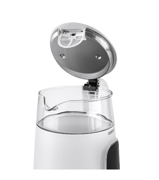 Электрочайник Centek CT-0052 белый, 1.7 л, 2200 Вт, скрытый нагревательный элемент, поддержание температуры