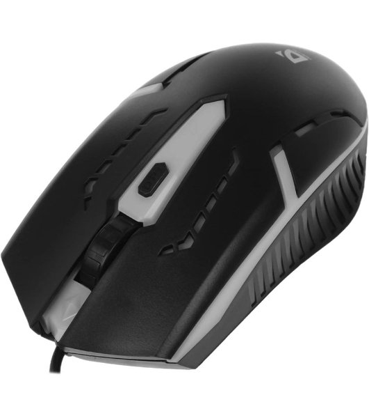 Мышь проводная Defender Flash MB-600L черный, 1200 dpi, USB, кнопки - 4