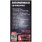 Автомагнитола Soundmax SM-CCR3188FB, 1 DIN, Bluetooth, USB Type-A, AUX, фото3
