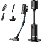 Пылесос вертикальный Grundig VCP 9330 черный/синий, питание от аккумулятора, 150 Вт, уборка сухая, пылесборник 0.5 л, фото2