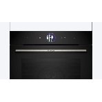 Духовой шкаф Bosch HSG7361B1 Home Connect!! Serie 8, черный, 21 режим + комбинированные режимы, функция приготовление на пару 100%, 4-слойное остекление, 3 цветных текстовых TFT-дисплея 2,5' с сенсорным управлением, ControlRing, функции HomeConnect, трехстороннее LED-освещение,самоочистка EcoClean, фото3