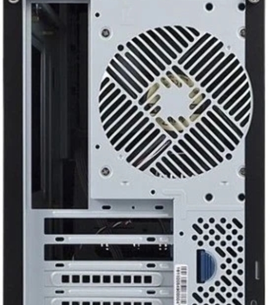 Компьютерный корпус Midi Tower InWin PE689 Black USB 3.0*2+A(HD)+fron fan 120мм*1+rear fan 120мм*1+ 2*2SATA+1*1SATA+Intrusion Switch/holes for SL20” ATX RACKMOUNT*(без блока питания)