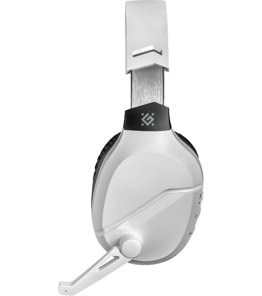 Гарнитура Defender Phantom Pro белый, беспроводная + проводная, Bluetooth, USB / mini jack 3.5 мм