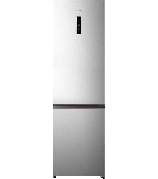 Холодильник Gorenje NRK620FAXL4 серый двухкамерный 238/86л морозилка снизу, No Frost