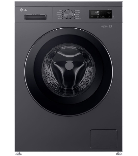 Стиральная машина LG F2Y1TYP6J графит, загрузка фронтальная 8 кг, 1200 об/мин, класс A
