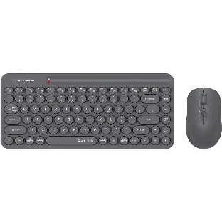 Комплект клавиатура+мышь A4Tech FStyler FG3200 Air2 беспроводной, USB, 2000 DPI, серый