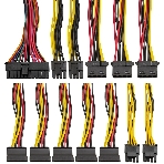 Блок питания ExeGate UN800, 800W, (ATX, SC, 12cm fan, 24pin, 2x(4+4)pin, 2xPCI-E, 5xSATA, 3xIDE, кабель 220V 1,8м с защитой от выдергивания), фото4