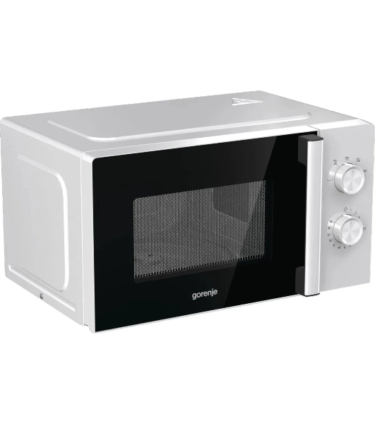 Микроволновая печь Gorenje MO20E1WH белый, 20 л, 800 Вт, переключатели - поворотный механизм