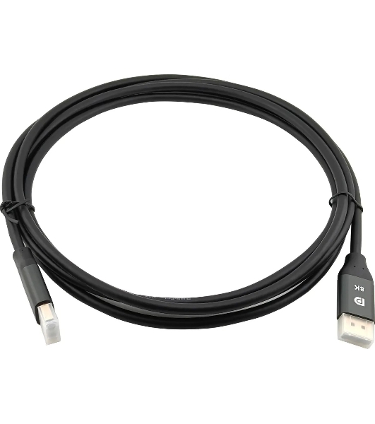Кабель аудио-видео Cactus CS-DP-DP-1.4-3 DisplayPort (m)/DisplayPort (m) 3м. позолоч.конт. черный