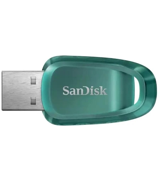 Флешка USB 256 Gb SanDisk CZ96 Ultra Eco, USB 3.2 зеленый