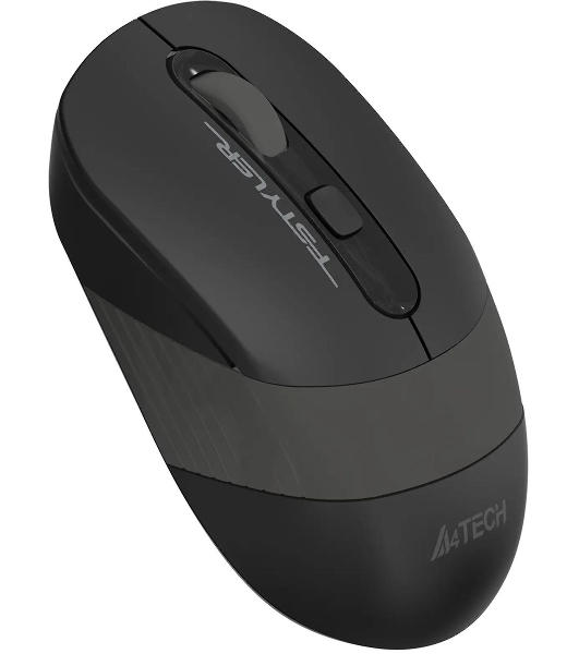 Мышь беспроводная A4Tech Fstyler FG10S черный/серый, 2000 dpi, радиоканал, USB, кнопки - 4