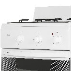 Плита комбинированная Flama CK 2202 W белый, конфорок 2 шт, духовка 30 л, 50 см x 85 см x 38 см, фото4