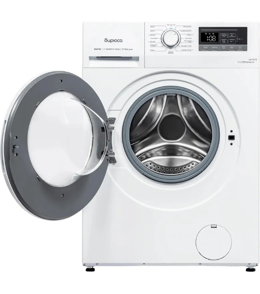 Стиральная машина Бирюса WM-ML712/10 белый, загрузка фронтальная 7 кг, 1200 об/мин, класс A+++