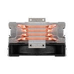 Кулер ExeGate Wizard EXX400V3-PWM.FRGB алюминий/медь, 1800 об/мин, 33 дБ, 4 pin, 140 Вт, фото6