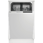 Встраиваемая посудомоечная машина Indesit DIS 1C59, белый, 44.8 см, 10 компл., 48 дБ, класс A, фото 1