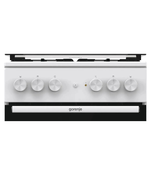 Плита комбинированная Gorenje GK5A21WH белый, конфорок 4 газовых, духовка 68 л, 50 см x 85 см x 59.4 см