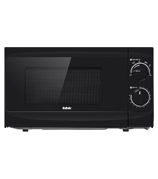 Микроволновая печь BBK 20MWS-706M/B черный, 20 л, 700 Вт, переключатели - поворотный механизм