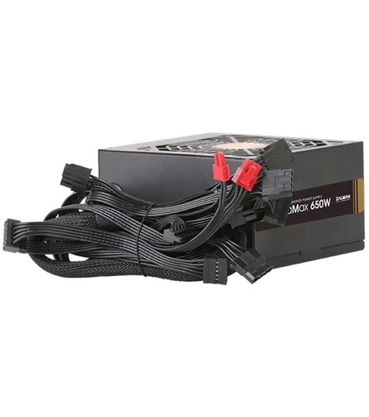 Блок питания Zalman ZM650-GVII Retail, 650Вт, 80 PLUS Bronze, 120мм, черный