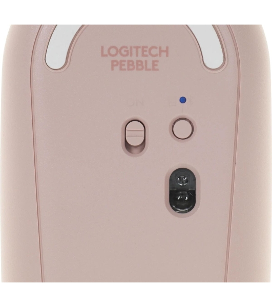 Мышь беспроводная Logitech Pebble M350 розовый, 1000 dpi, радиоканал, Bluetooth, USB, кнопки - 3