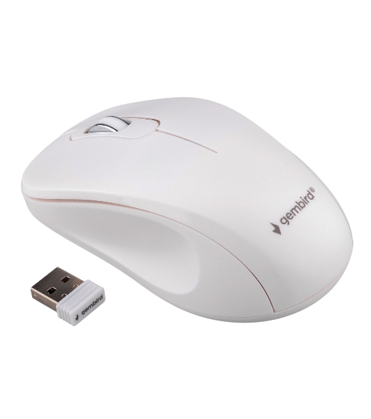 Комплект клавиатура+мышь Gembird KBS-7001-RU беспроводной, USB, 1600 DPI, белый