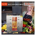 Сушилка для овощей и фруктов Pullman PL-1110, 10 уровней, 21 поддонов, 800 Вт, фото2