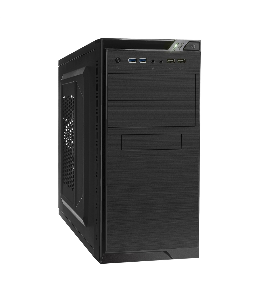 Компьютерный корпус Minitower ExeGate EX272745RUS QA-412U Black, mATX, (XP400, Black, 120мм), 2хUSB+2хUSB 3.0, Audio