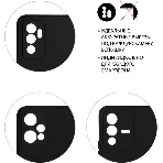 Чехол (клип-кейс) DF для Huawei Nova 9 SE hwCase-107 черный (DF HWCASE-107 (BLACK)), фото4