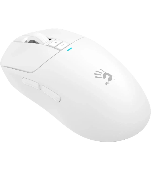 Мышь беспроводная/проводная A4Tech Bloody R72 Ultra белый, 20000 dpi, радиоканал, USB-C, кнопки - 7