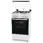 Плита комбинированная Gorenje GK5A21WH белый, конфорок 4 газовых, духовка 68 л, 50 см x 85 см x 59.4 см, фото 1