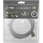 Кабель аудио-видео Cactus CS-DP-DP-1.4-3 DisplayPort (m)/DisplayPort (m) 3м. позолоч.конт. черный, фото3
