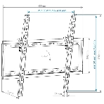 Кронштейн для телевизора Arm Media STEEL-4 черный 22'-65' макс.35кг настенный наклон, фото10