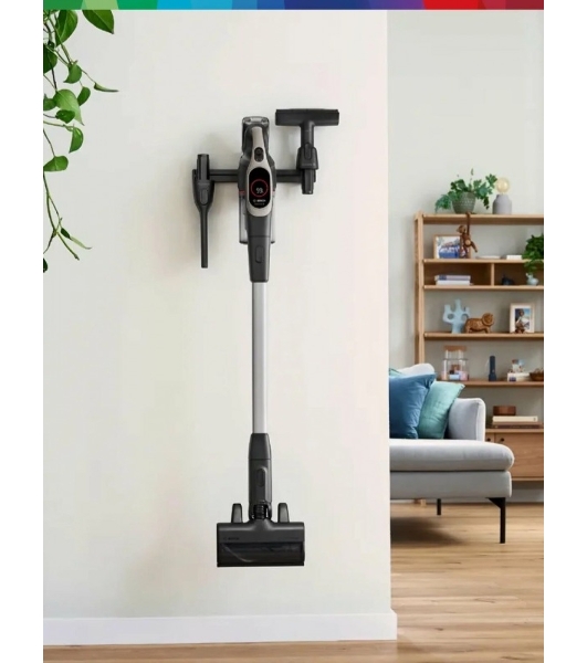 Пылесос вертикальный Bosch BCS931GAC серый, питание от аккумулятора, 2200 Вт, уборка сухая, пылесборник 0.4 л