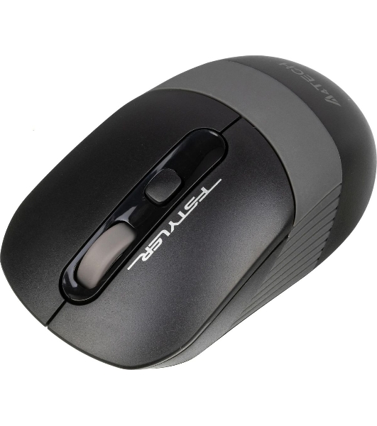 Мышь беспроводная A4Tech Fstyler FG10S черный/серый, 2000 dpi, радиоканал, USB, кнопки - 4