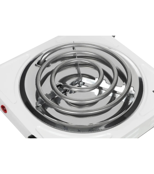 Электрическая плитка Centek CT-1508 (белый) 1конфорка ТЭН 140мм, 1000Вт, индикатор работы