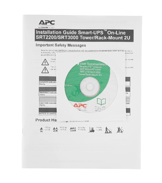 Источник бесперебойного питания APC Smart-UPS SRT SRT2200XLI/2200 ВА/1980 Вт/2 х IEC 320 C19 (компьютерная), 8 х IEC 320 C13 (компьютерная)
