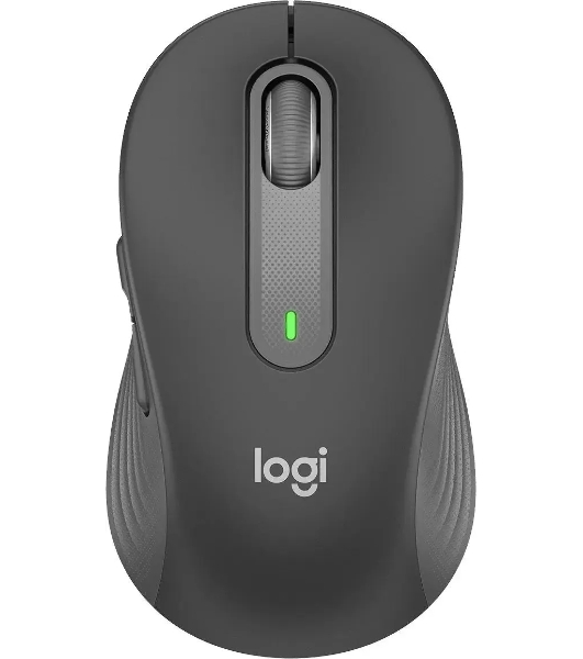 Мышь беспроводная Logitech Signature M650 графитовый, 4000 dpi, радиоканал, Bluetooth, USB, кнопки - 5