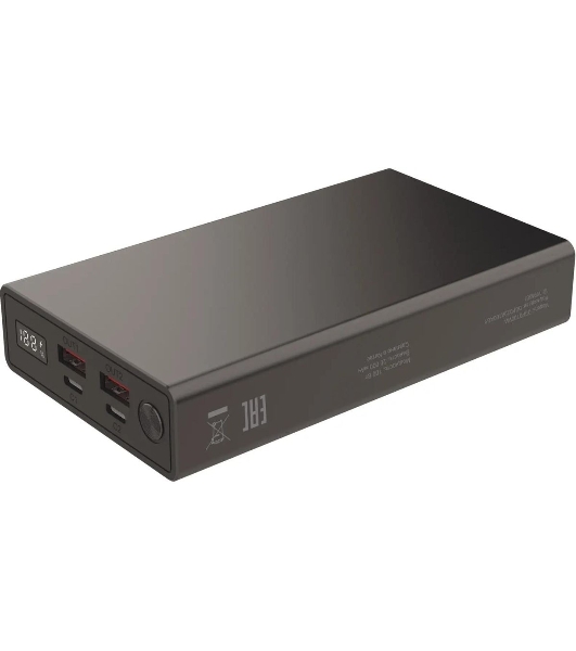 Портативный аккумулятор Digma DGPD100WA 20000mAh QC3.0/PD3.0 100W 5A 2xUSB-A/2xUSB-C черный