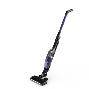 Пылесос вертикальный Tefal TY1238WO серый/фиолетовый, питание от аккумулятора, 145 Вт, уборка сухая, пылесборник 0.4 л, работа от АКБ max 40 мин.