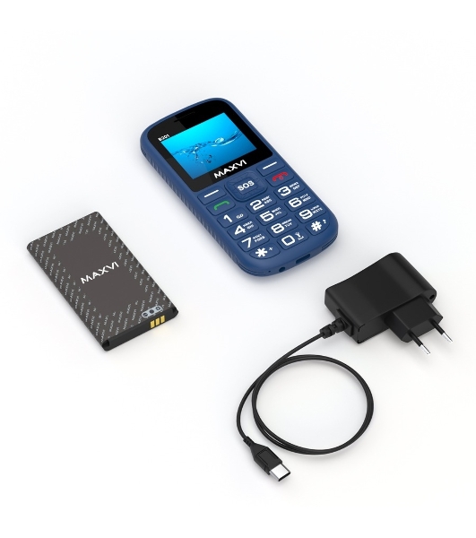 Мобильный телефон Maxvi B201 синий