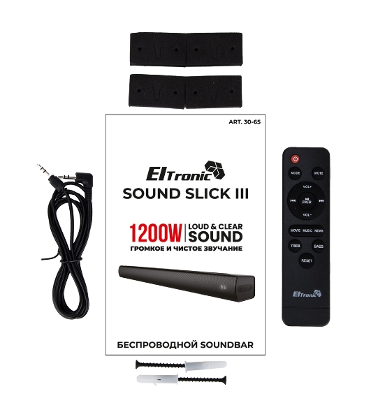 Саундбар ELTRONIC (30-65) SOUND SLICK 3, черный