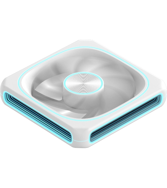 Вентилятор для корпуса Formula Air Fusion 1 WH Reverse ARGb 120х120x28 белый 4-pin 35.97дБ (упак.:1шт) (AIR FUSION 1 WH REVERSE) Ret