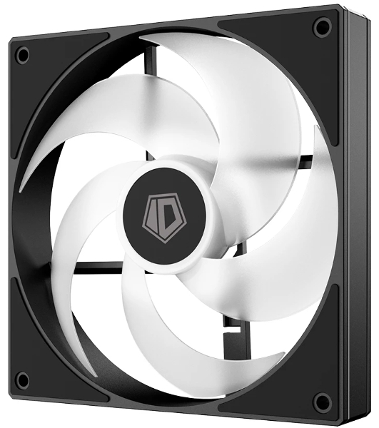 Вентилятор для корпуса ID-COOLING AS-140-ARGB-K черный, 140 мм, 1800 об/мин, 24.9 дБ, 4 pin