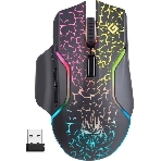 Мышь беспроводная Defender Oneshot GM-067 черный, 3200 dpi, радиоканал, USB, кнопки - 7, фото 1