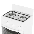 Плита комбинированная Flama CK 2202 W белый, конфорок 2 шт, духовка 30 л, 50 см x 85 см x 38 см, фото7