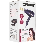 Фен Zelmer TRAVEL ZHD8321 черный/золотистый, 1600 Вт, компактный, фото7