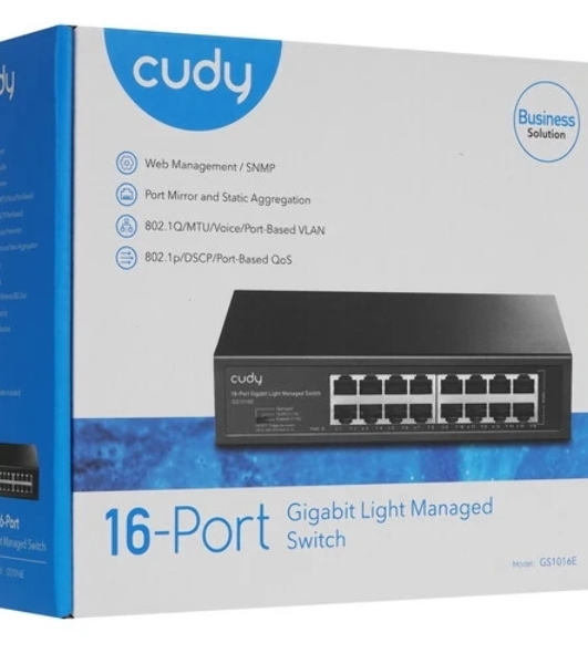 Коммутатор Cudy GS1016E, 16×1 Гбит/с