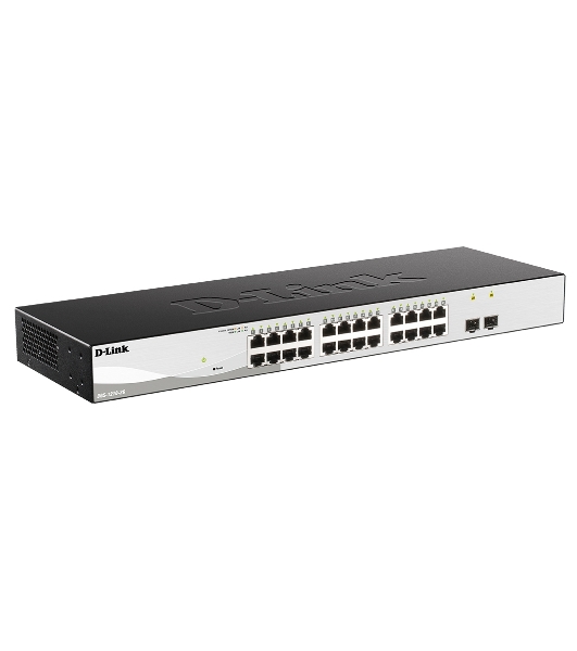 Коммутатор D-Link DGS-1210-26/F3A, 24×1 Гбит/с + 2×1 Гбит/с SFP, настраиваемый