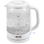 Чайник электрический Domfy DSW-EK304 1.7л. 2200Вт белый (корпус: стекло), фото4